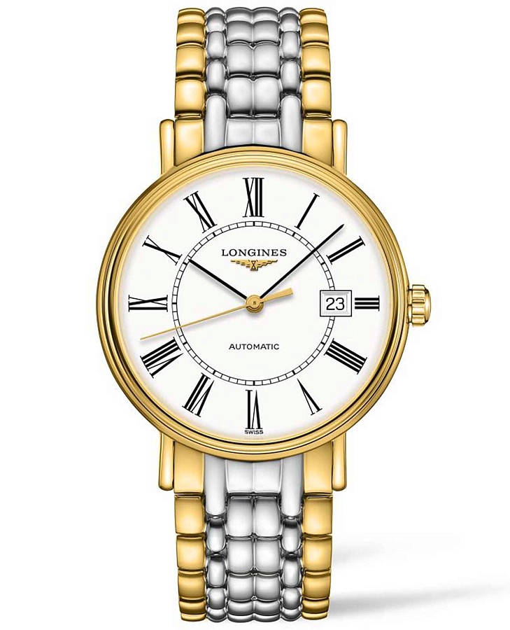 Часы Longines Presence L4.922.2.11.7 — мужские, белый