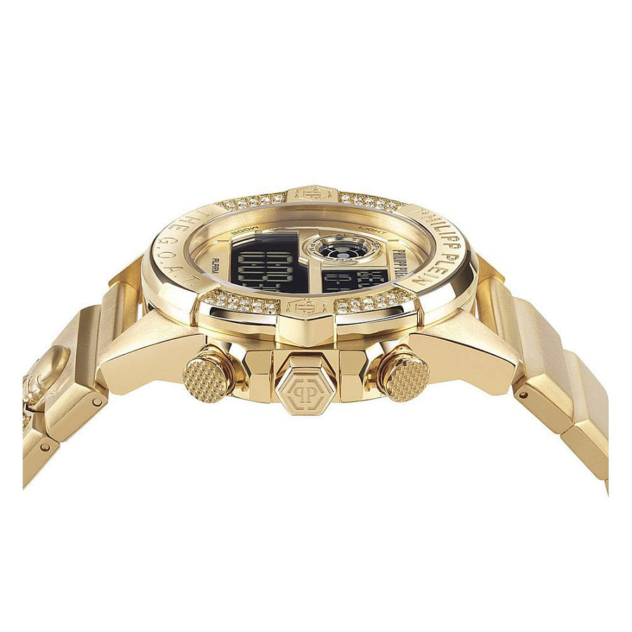 Часы Philipp Plein The G.O.A.T. PWFAA0621 — кварцевые, сталь металл