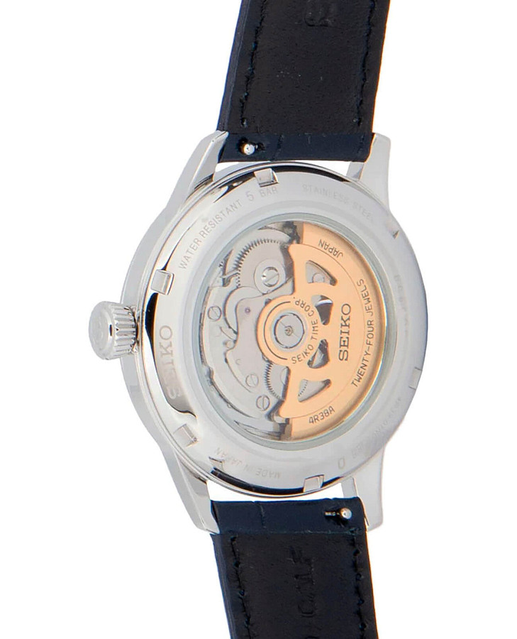 Часы Seiko Presage Cocktail Time SSA405J1 — кожаный, мужские