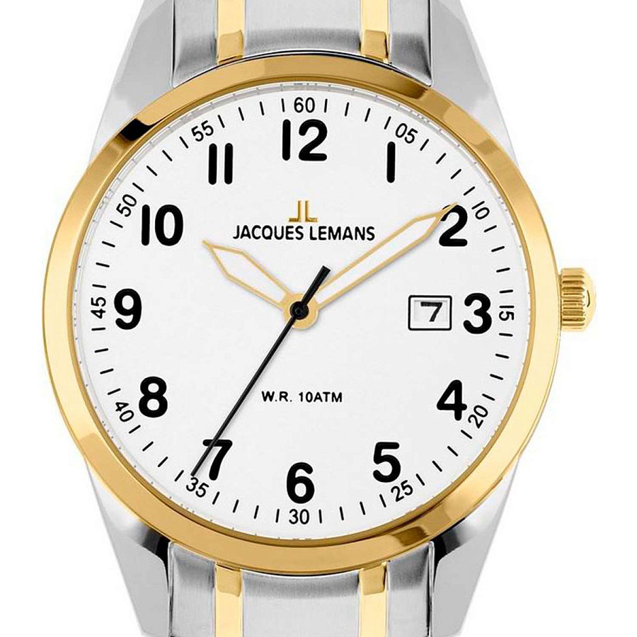 Часы Jacques Lemans Classic 1-2002U — кварцевые, сталь металл