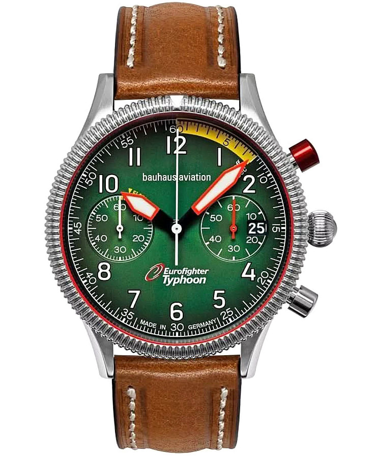 Часы Bauhaus Eurofighter Typhoon 25764 — мужские, зеленый