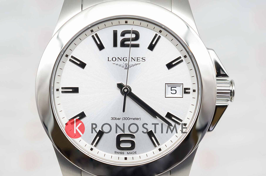 Часы Longines Conquest L3.377.4.76.6 — сталь металл, Швейцария