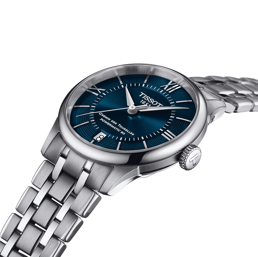 Часы Tissot Chemin des Tourelles Powermatic 80 T139.207.11.048.00 — нержавеющая сталь, женские