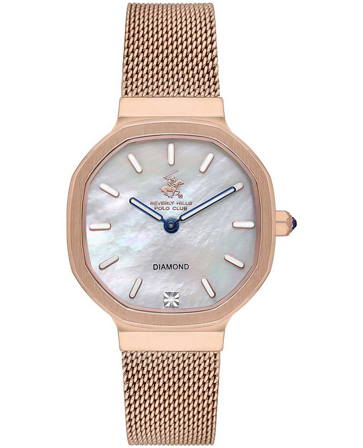 Часы Beverly Hills Polo Club Quartz BP3621X.420 — женские, перламутровый