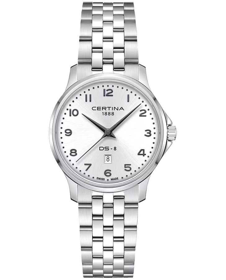 Часы Certina DS-8 Lady 31 mm C045.010.11.032.00 — женские, серебристый