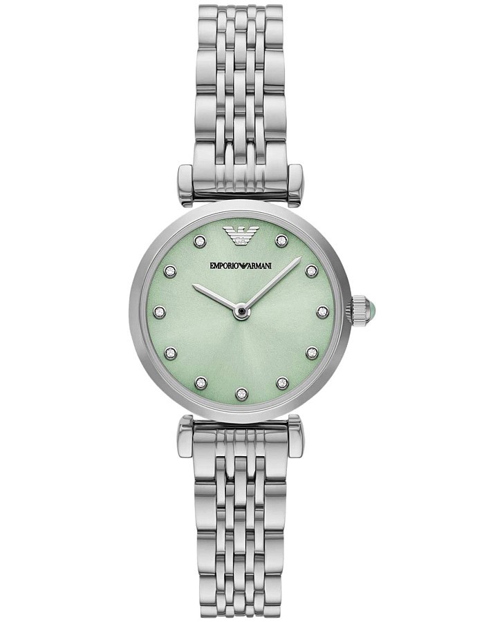 Часы Emporio Armani Gianni T-Bar AR11667 — женские, зеленый