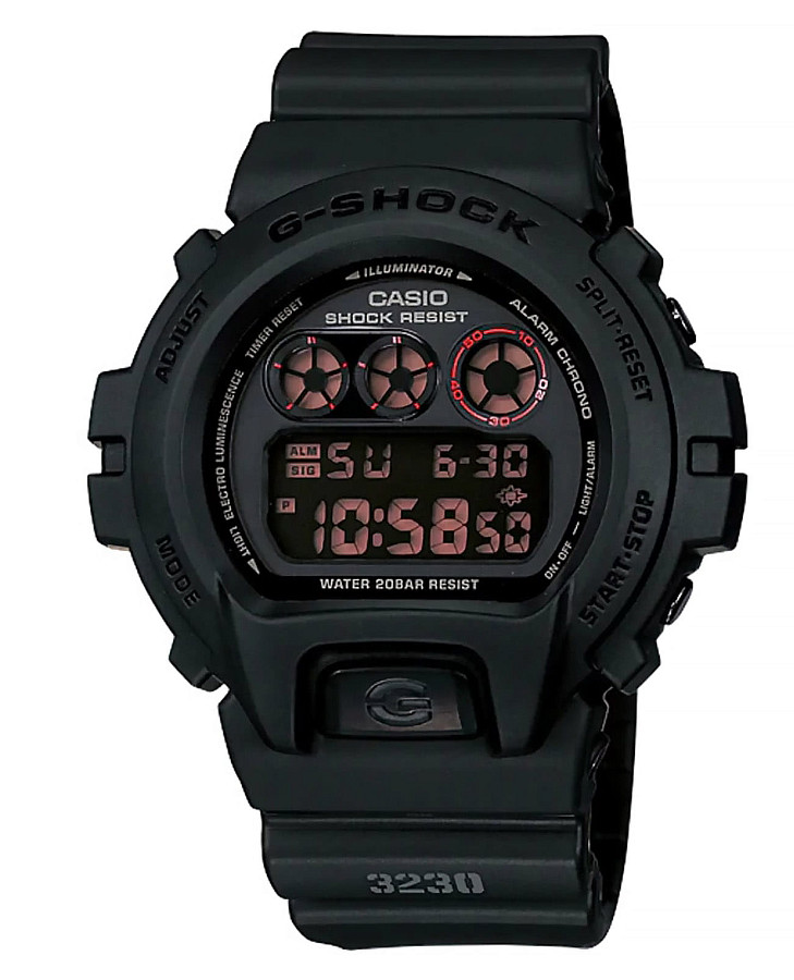 Часы Casio G-Shock DW-6900MS-1 — мужские, черный