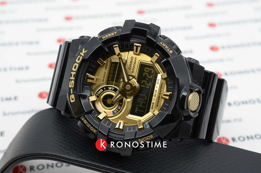 Часы Casio G-Shock GA-710GB-1A — Япония, мужские