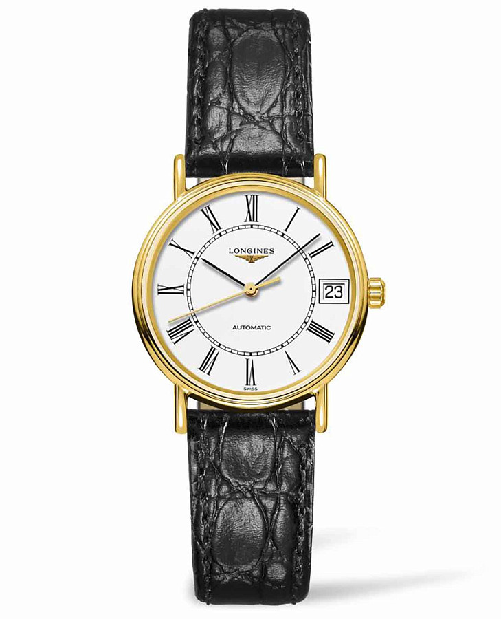 Часы Longines Presence L4.322.2.11.2 — женские, белый