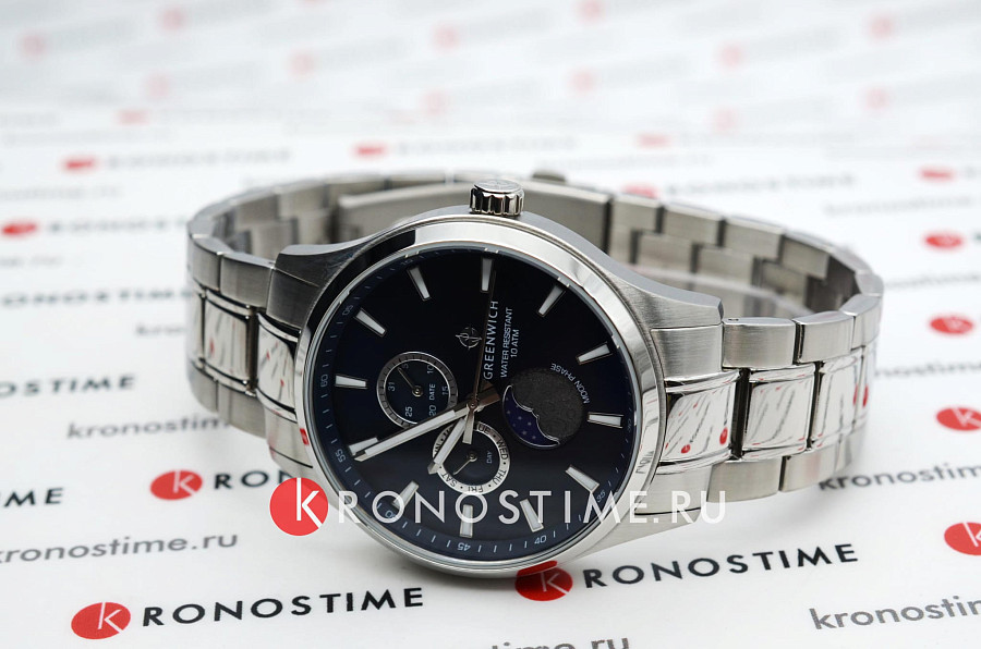 Часы Greenwich Moon Walker GW 058.10.36 — мужские, нержавеющая сталь