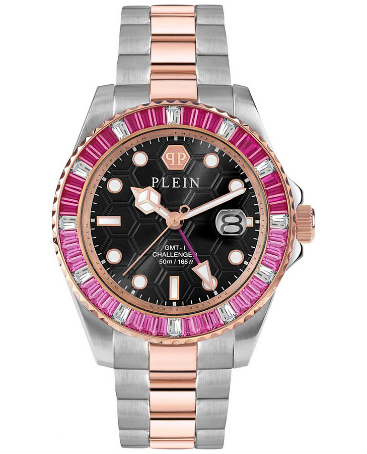 Часы Philipp Plein GMT-I Challenger PWPZA0424 — мужские, черный