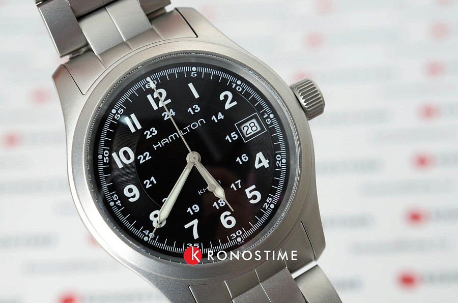 Часы Hamilton Khaki Field Quartz H68411133 — сталь, Швейцария