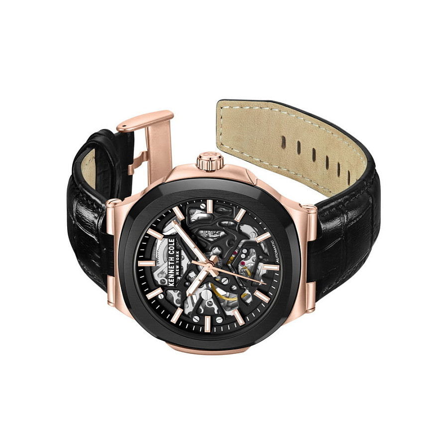 Часы Kenneth Cole Automatic KCWGX0046204 — мужские, черный