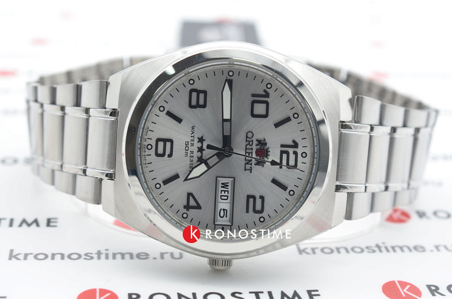 Часы Orient 3 Stars AB08003W — нержавеющая сталь, мужские