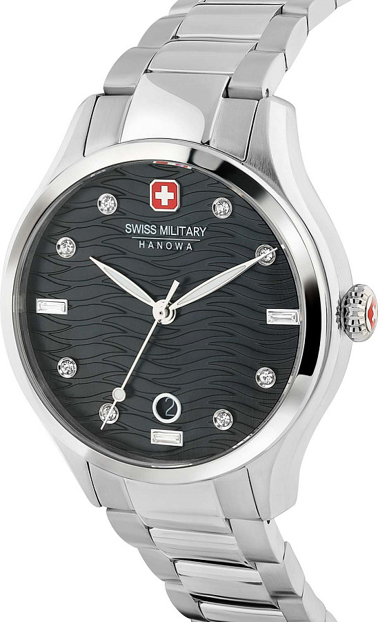 Часы Swiss Military Hanowa Manta Lady SMWLH0005303 — кварцевые, металл сталь