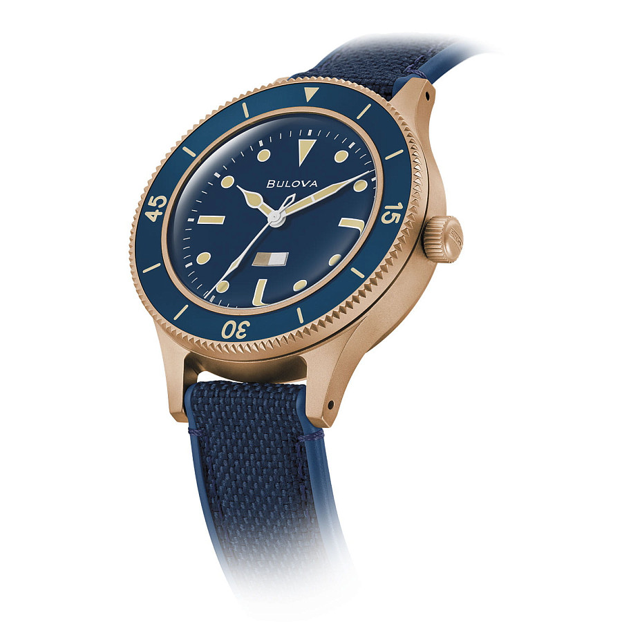 Часы Bulova Mil-Ships 98A325 — механические, бронза
