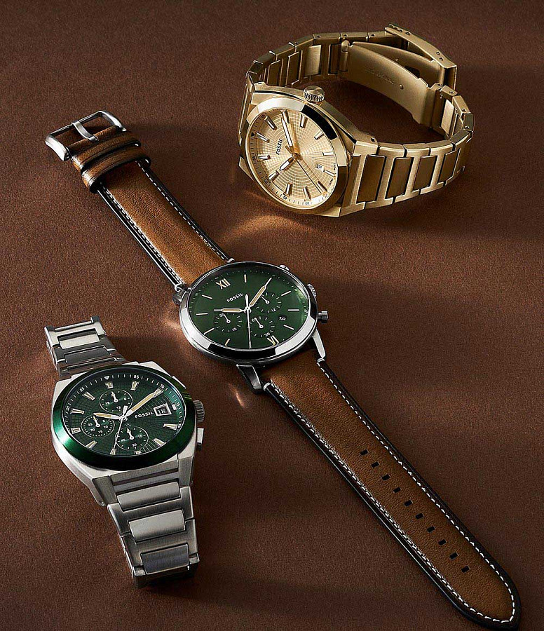 Часы Fossil Neutra FS5963 — металл сталь, США