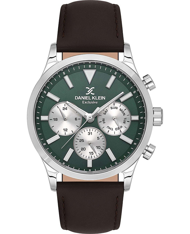 Часы Daniel Klein Exclusive DK.1.13745-3 — мужские, зеленый