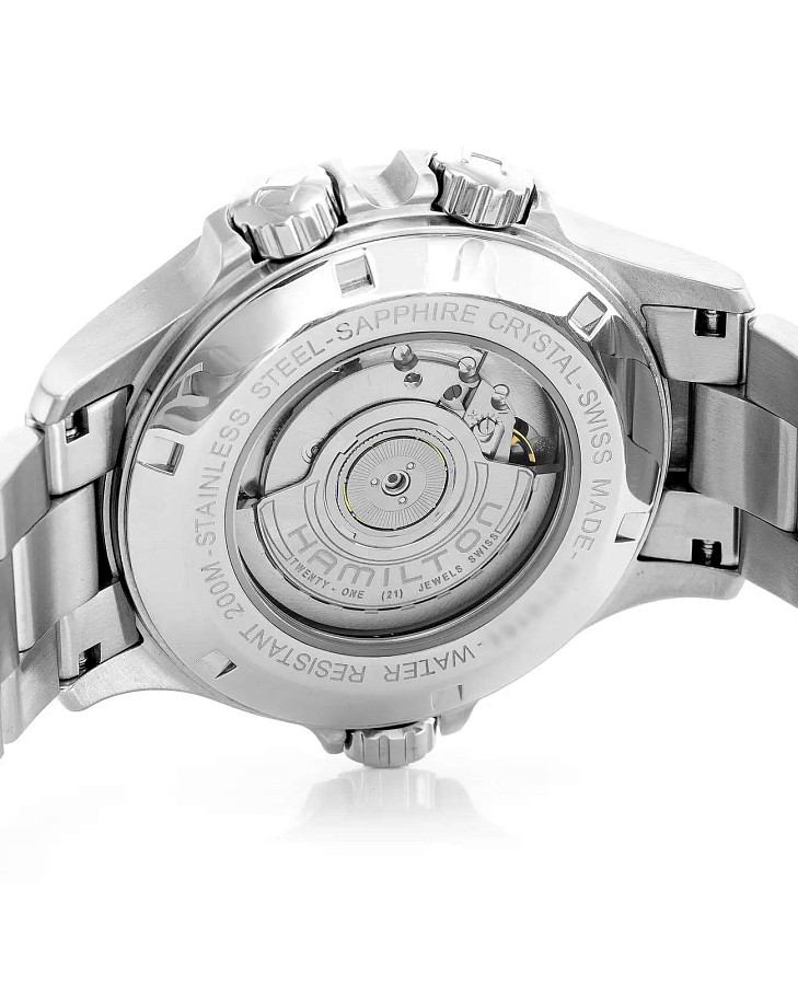 Часы Hamilton Khaki Navy GMT Auto H77615133 — нержавеющая сталь, мужские