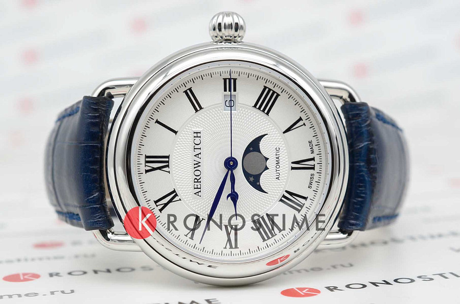 Часы Aerowatch 77983 AA01 — механические, сталь металл