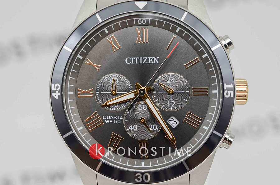 Часы Citizen Chronograph AN8168-51H — мужские, нержавеющая сталь