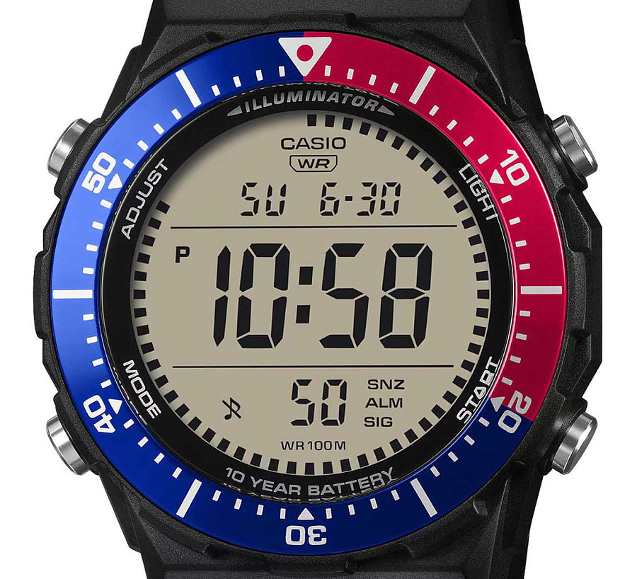 Часы Casio Collection AE-1700H-1A2 — кварцевые, пластик