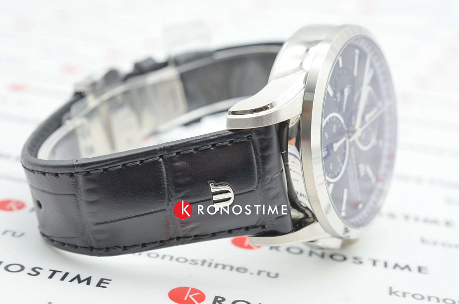 Часы Maurice Lacroix Pontos Chronograph PT6388-SS001-330-1 — кожаный, мужские