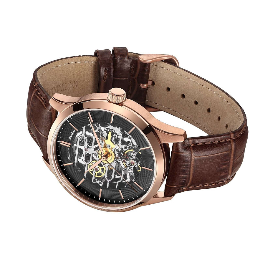 Часы Михаил Москвин Elegance 1507S3L5 — механические, сталь металл