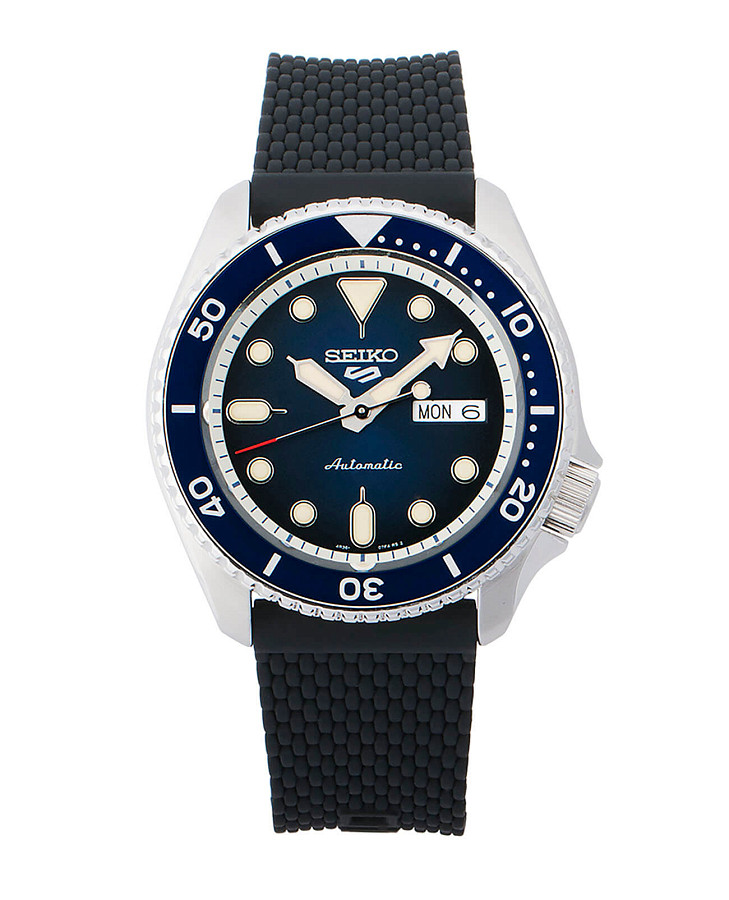 Часы Seiko 5 Sports SRPD71K2 — синий, сталь металл