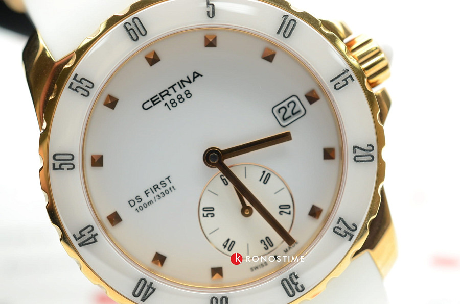 Часы Certina DS First Lady Ceramic C014.235.37.011.00 — сталь металл, Швейцария