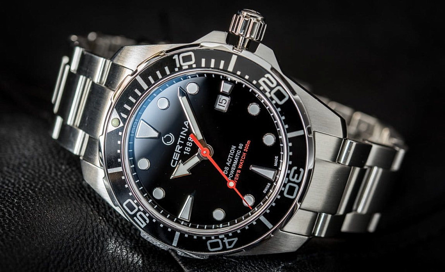 Часы Certina DS Action Diver Powermatic 80 C032.407.11.051.00 — Швейцария, механические