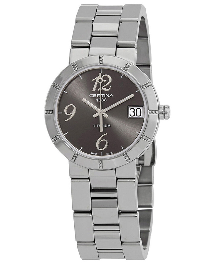 Часы Certina DS Podium C009.210.44.082.00 — женские, антрацитовый