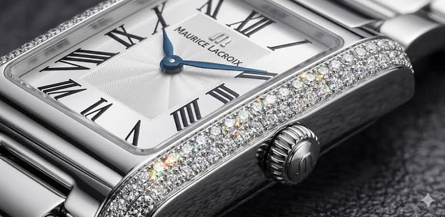 Часы Maurice Lacroix Fiaba Square FA1205-SD502-110-1 — сталь металл, Швейцария