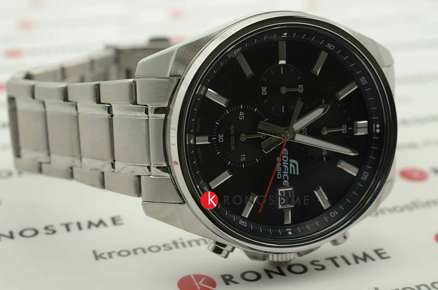 Часы Casio Edifice EFV-610D-1AVUDF (EFV-610D-1A) — кварцевые, металл сталь