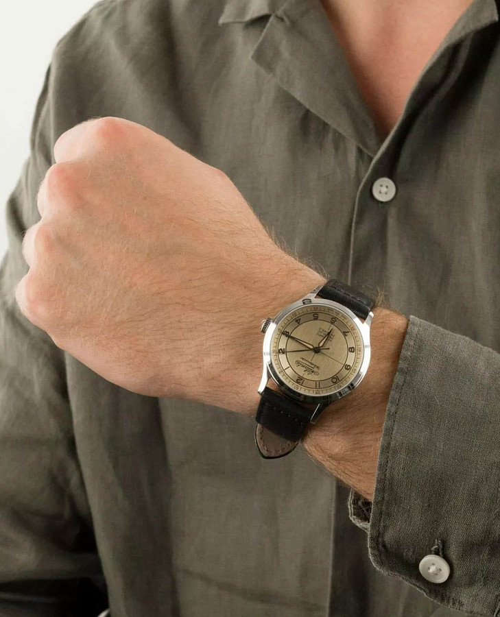 Часы Atlantic Worldmaster Original 53780.41.39BK — кожаный, мужские