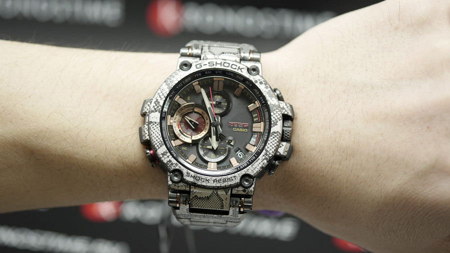 Часы Casio G-Shock Premium MTG-B1000WLP-1A — мужские, серебристый