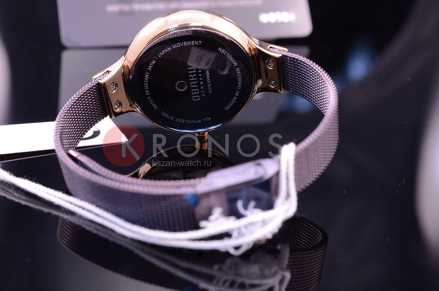 Часы Obaku V173LXVNMN — металл сталь, Дания