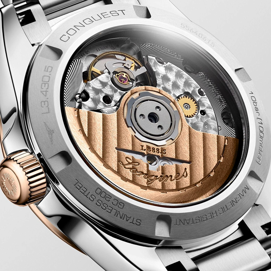 Часы Longines Conquest L3.430.5.92.6 — металл сталь, Швейцария