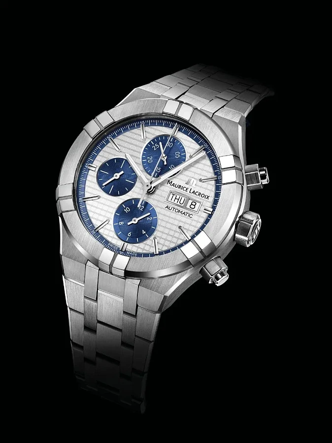 Часы Maurice Lacroix Aikon Automatic AI6038-SS002-131-2 — механические, сталь металл