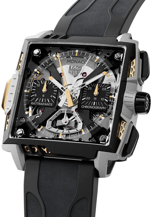 Часы TAG Heuer Monaco Split-seconds Chronograph CBW218B.FT8124 — механические, титан