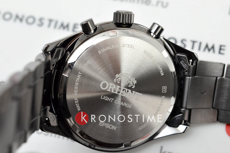 Часы Orient Chronograph RA-TY0001E (RN-TY0001E) — мужские, нержавеющая сталь
