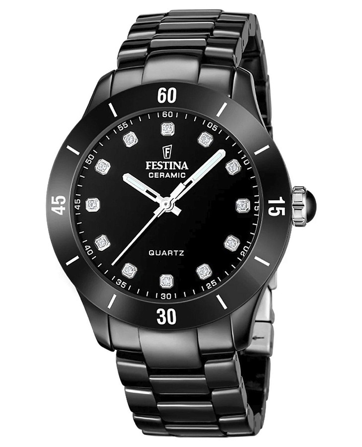 Часы Festina Ceramic F20723/2 — женские, черный