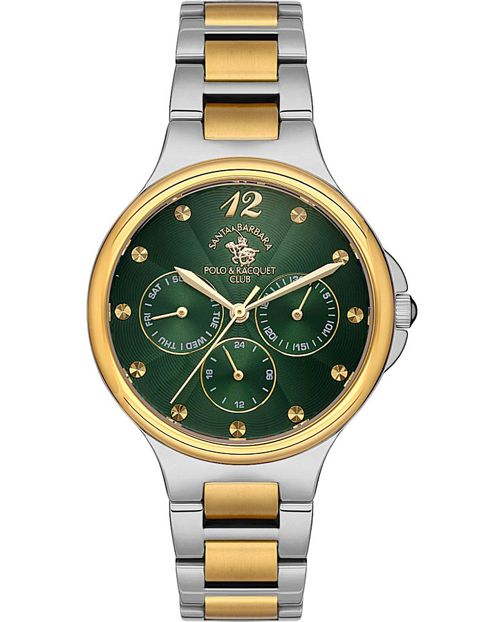 Часы Santa Barbara Polo & Racquet Club Unique SB.1.10506-3 — женские, зеленый