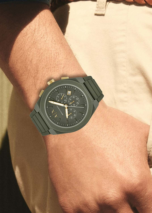 Часы Armani Exchange Rafael AX4169 — кварцевые, Италия, мужские