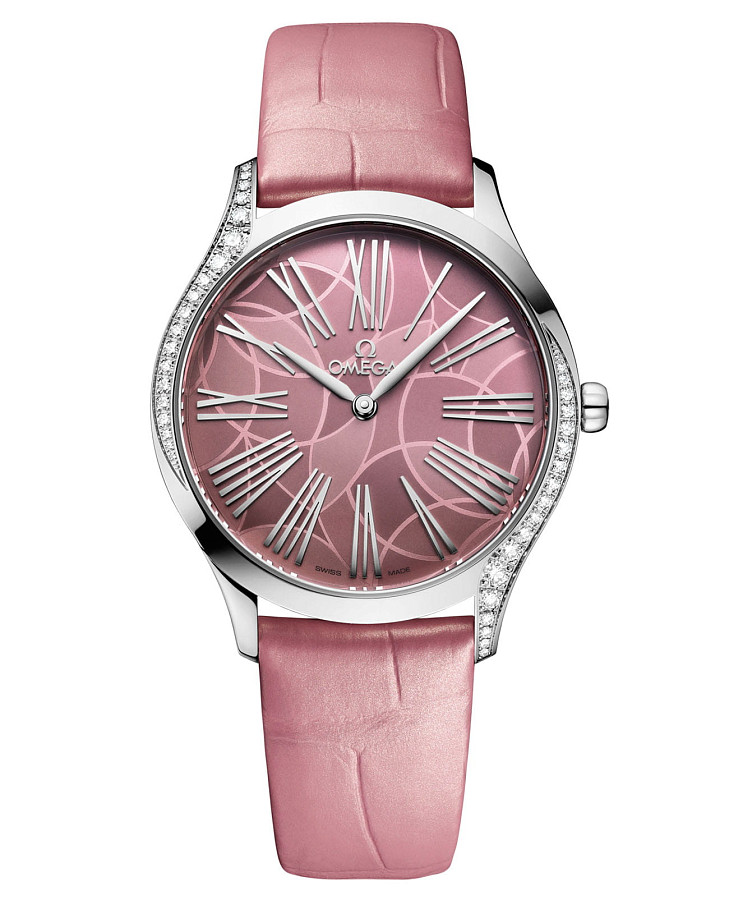 Часы Omega De Ville Mini Tresor 428.18.36.60.10.001 — женские, розовый