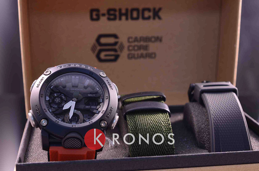 Часы Casio G-Shock GA-2000E-4 — электронные, Япония, мужские