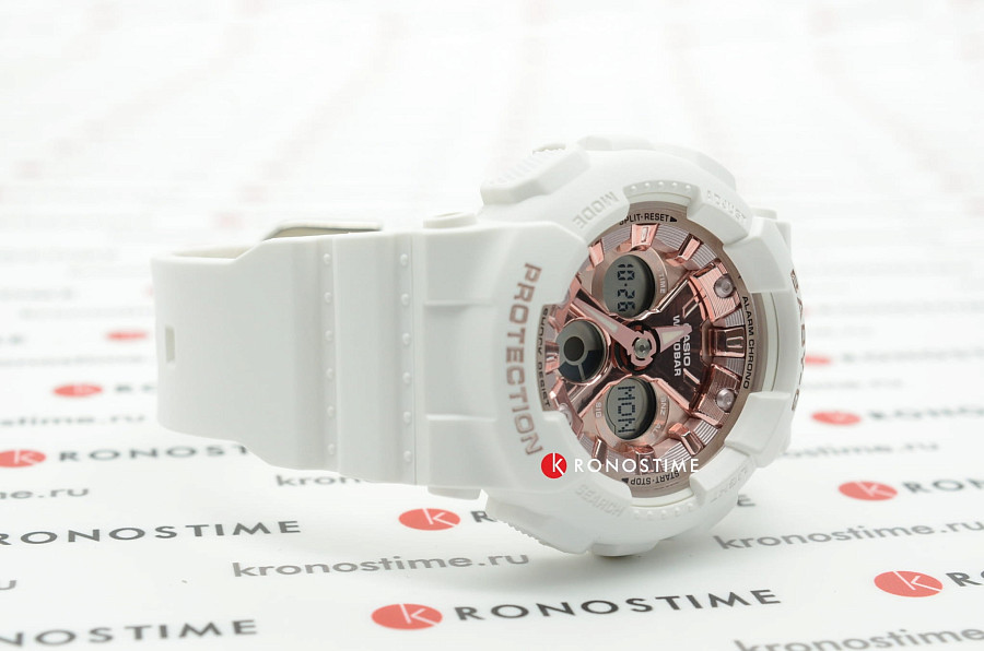 Часы Casio Baby-G BA-130-7A1DR (BA-130-7A1ER) — пластик, розовый