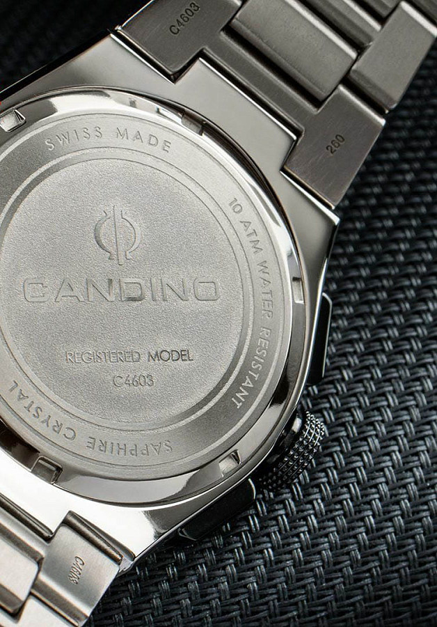 Часы Candino Titanium Chrono C4603/D — Швейцария, кварцевые