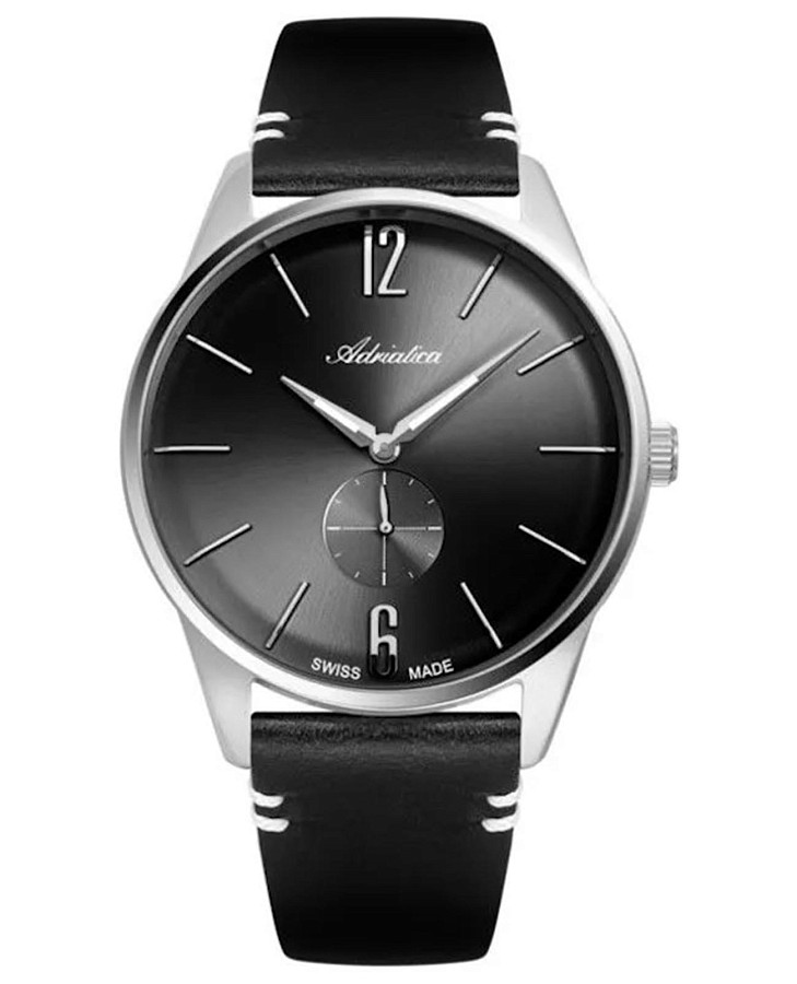 Часы Adriatica Vintage A8264.5256XLQ — мужские, черный