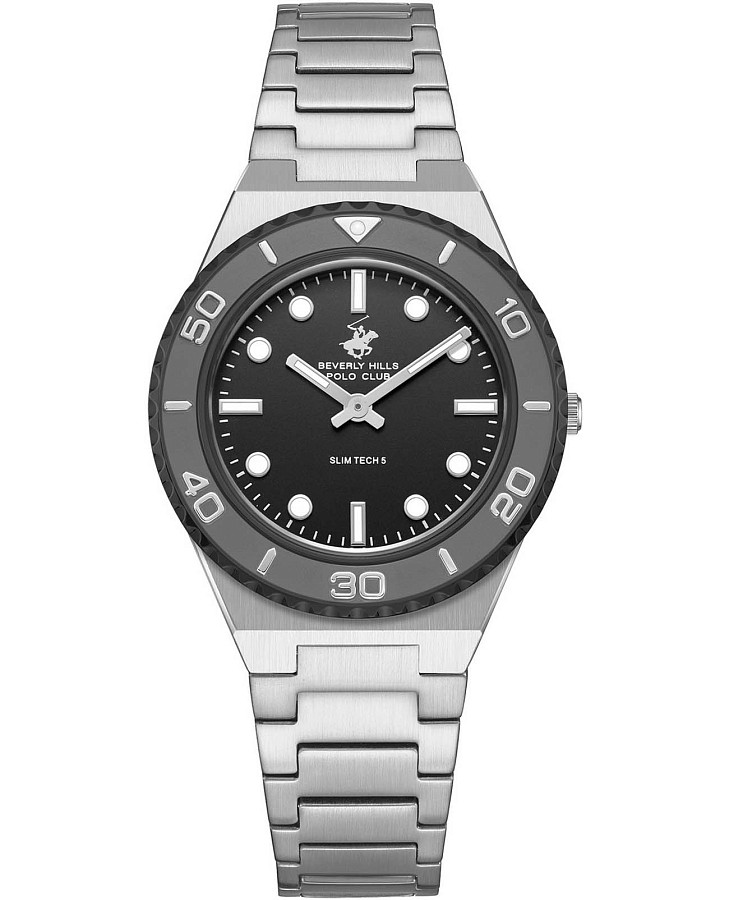 Часы Beverly Hills Polo Club Quartz BP3713X.350 — женские, черный